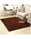 NC Ultra Soft Indoor Modern Rugs Fluffy Living Room Rugs Suitable for Childrens Bedroom Home Decor Nursery Rugs 60 x 120 cm (Coffee)