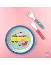 Petit Jour Paris - Blue Plate Peppa Pig - Enjoy Your Very First Meal!