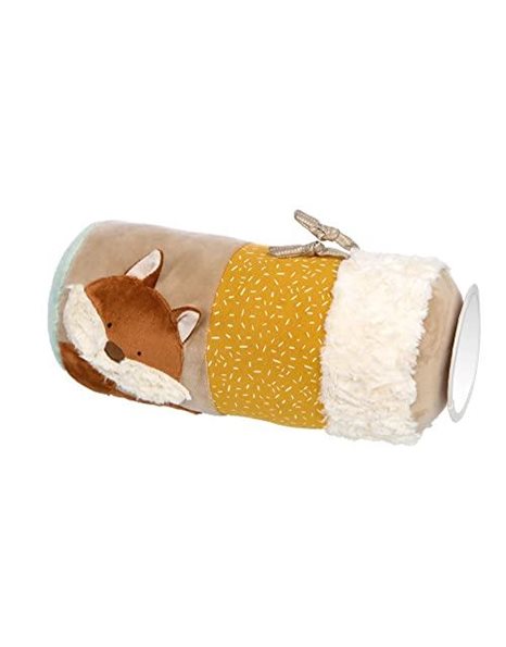 Sigikid 43163 Baby Motor Skills Toy Crawling Roller Fox Beige/Yellow/White