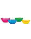 Nuby ID65671 Baby Food Dish Pack of 4 Patterned