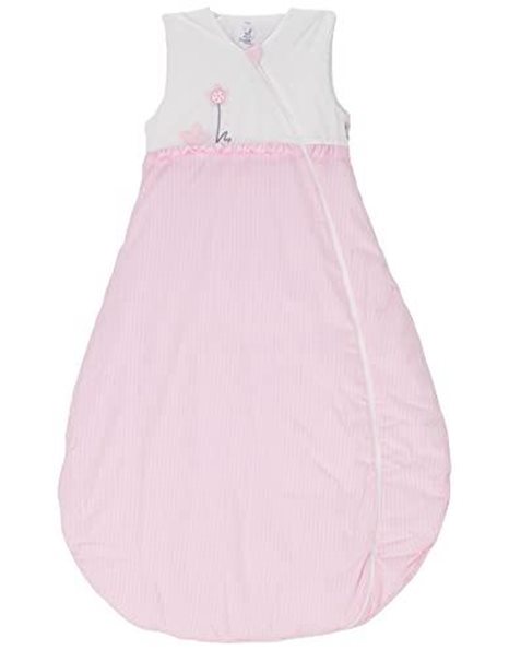 Sterntaler Sleeping bag for Toddlers, All year round, Heat regulation, With Zip, Size: 110, Emmi Girl, White/Pink