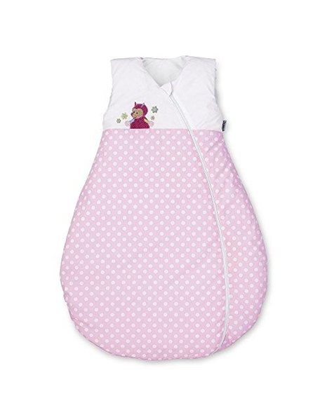 Sterntaler Sleeping bag for Toddlers, All year round, Heat regulation, With Zip, Size: 90, Katharina, Pink/White