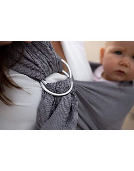 Amazonas Ring Sling Grey Baby Carrier, 600 g