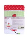 Herding Baby Best Baby-Sleeping Bag, Lady Bug Motif, 90 cm, Allround Zipper and Snap Buttons, White