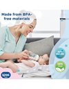 Wee Baby (3-Pack) Plastic Baby Bottle | BPA Free Feeding Bottles with Rounded Teat to Mimic Breastfeeding | White, Pink & Blue Baby Bottles Made with Safe Silicone | 125 & 250 ml Baby & Toddler Bottle