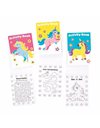 Baker Ross FE542 Unicorn Mini Actvity Books - Pack of 12, Includes Puzzles, Stickers, Dot to Dot and Colouring Pages for Kids