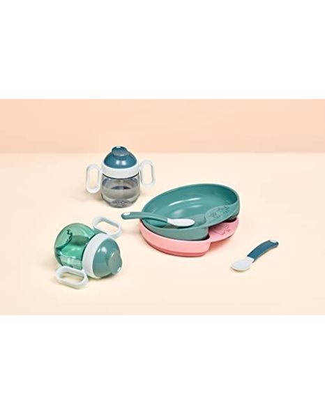 Mepal – Baby dinnerware 3-Piece Set Mepal Mio – Includes Leak-Proof Sippy Cup, Trainer Plate & Trainer Spoon – Dishwasher Safe & BPA-Free - Set of 3 - Sailors Bay