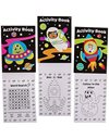 Baker Ross FX314 Solar System Mini Activity Books - Pack of 12, Entertaining Travel Activities, Party Favours, and Colouring Books for Children