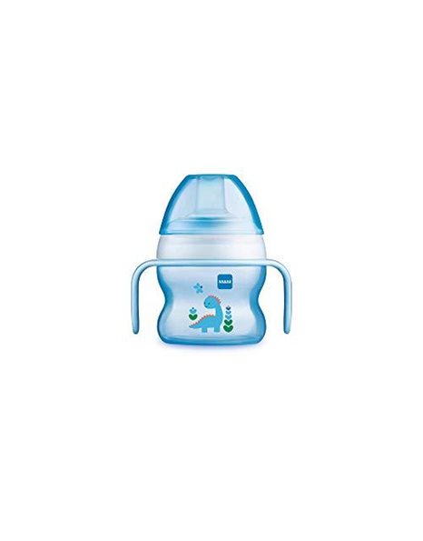 MAM Starter Cup D117 Training Cup with Non-Slip Handles for Babies from 4 Months 150 ml - Blue