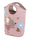 Sterntaler Mouse Mabel Storage Basket for Toys and Laundry, Laundry Eater, Light Pink/Multicoloured