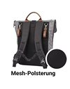 Gesslein 262 Large Changing Backpack Changing Bag with a Volume of 30.5 Litres Accessories and Pram Attachment incl.