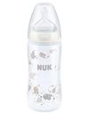 NUK First Choice+ Baby Bottle Starter Set, 0-6 Months, Anti-colic, BPA 4 Piece, Blue