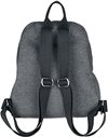 Urban Classics Unisex Adult Sweat Backpack 35 x 12 x 30 cm, Multicoloured (Charcoal/Black), 35x12x30 cm (B x H x T)