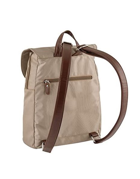 TOM TAILOR Womens Rina Backpack, Taupe, M