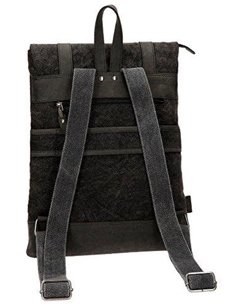 Pepe Jeans Horse Casual Backpack Black 30x40x6 cms Canvas