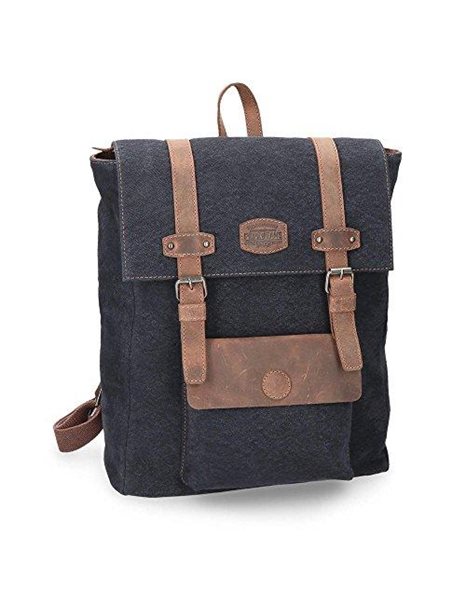 Pepe Jeans Horse Casual Laptop Backpack Blue 34x42x14 cms Canvas