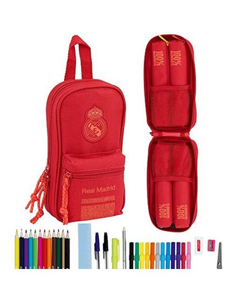 SAFTA Plumier Backpack with 4 Ports Real Ma Fillers 12 x 23 x 5 Multicolour (411957747