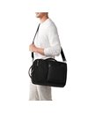 Fossil Bag for Men Buckner, Polyester/Cotton Blend/Nylon, Polyester, Polyurethane Trim Backpack black 30.5 cm L x 8.3 cm W x 43.2 cm H MBG9519001