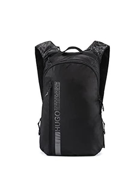 HUGO Mens Kambat Backpack Nylon backpack with manifesto logo and snakeskin print Size One Size