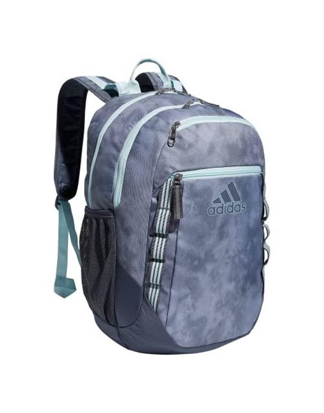 adidas Excel 6 Backpack Bag, Stone Wash Grey/Almost Blue, One Size