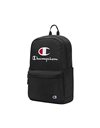 Champion Mens Momentum Backpack, Black/Scarlet, One Size