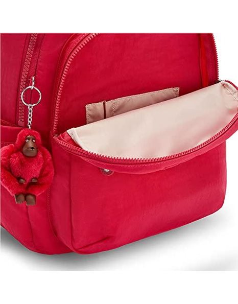 Kipling SEOUL, Large Backpack with Laptop Protection 15 Inch, 44 cm, 27 L, 0.65 kg, True Pink