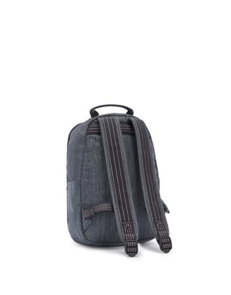 Kipling SEOUL S, Small Backpack with Laptop Protection 13 Inch, 35 cm, 14 L, 0.50 kg, Active Denim