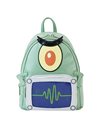 Loungefly - Spongebob Plankton Backpack - Amazon Exclusive - Cute Collectable Bag - Gift Idea - Official Merchandise - for Boys, Girls Men and Women - TV Fans