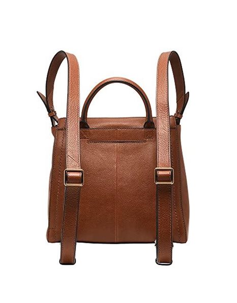 Fossil Womens Parker Backpack, Brown, Medium