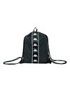 Kappa Backpack Bag, New Colour Logo, Black, School and Leisure, Black, Taglia Unica, Modern