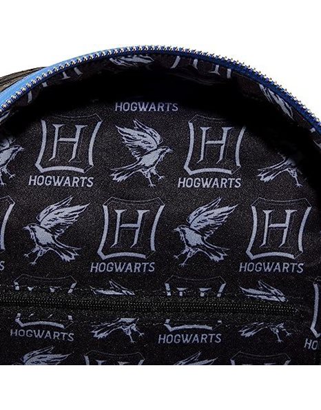 Loungefly Warner Brothers - Harry Potter - Ravenclaw With Wand - Backpack - Amazon Exclusive - Premium Vegan Leather - Gift Idea - Official Merchandise - for Boys, Girls Men and Women - Movies Fans
