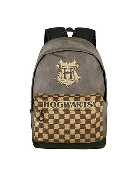 Harry Potter Squares-FAN HS Backpack 2.0, Brown, 18 x 30 x 41 cm, Capacity 22 L