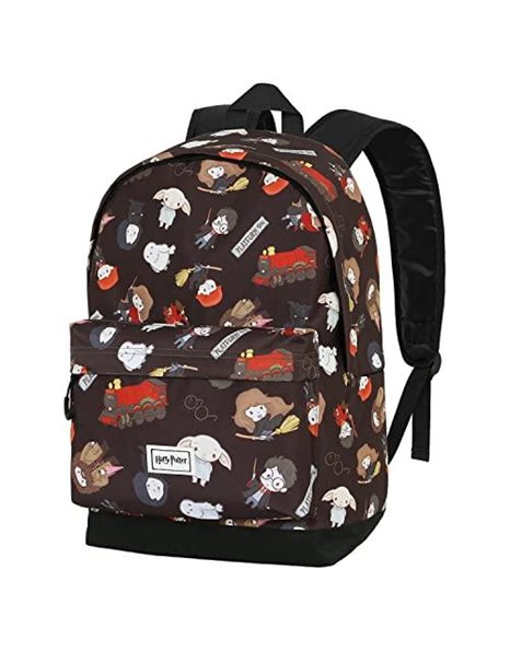 Harry Potter Cute-FAN HS Backpack 2.0, Black, 18 x 30 x 41 cm, Capacity 22 L