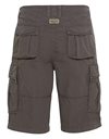camel active Mens Cargo Trousers in Regular fit Made of Pure Cotton Shorts, Charcoal, 36W