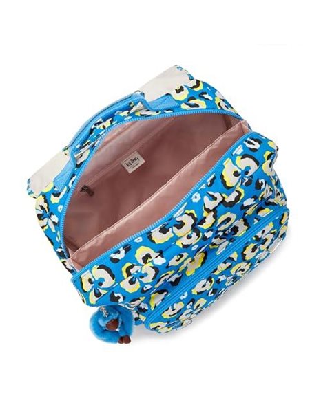 Kipling Iniko Backpacks, 37X19.5X30, Leopard Floral (Blue)