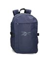 Reebok Royal Black and Navy Polyester Backpacks, Sports Bags and Shoulder Bags Various Sizes, Navy, Standard Size, Triple Backpack