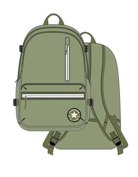CONVERSE 10021138-A08 Straight Edge - Seasonal Color Backpack Unisex Green