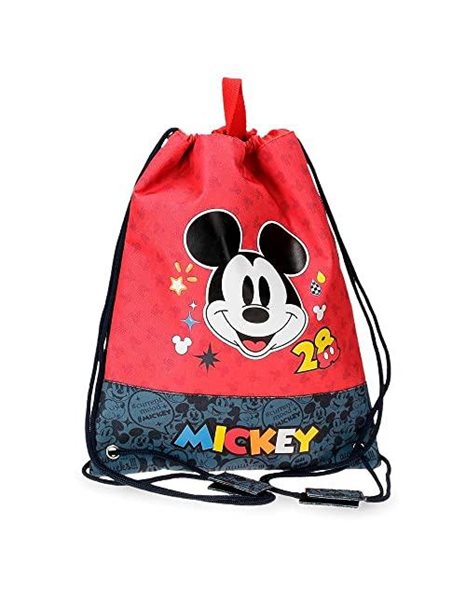 Disney Mickey Get Moving backpack kindergarten Multicolor 19x23x8 cm, Colourful, snack backpack