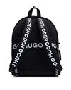 HUGO Mens Harrison Backpack Wrinkle-effect nylon backpack with logo straps Size One Size
