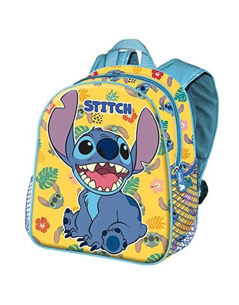 Lilo and Stitch Grumpy-Basic Backpack, Yellow, 15 x 31 x 39 cm, Capacity 18.2 L