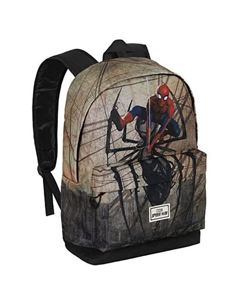 Spiderman Webslinger-FAN HS Backpack 2.0, Multicolour, 18 x 30 x 41 cm, Capacity 22 L