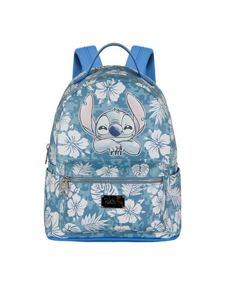 Lilo and Stitch Aloha-Small Fashion Backpack, Blue, 17 x 23 x 29 cm, Capacity L