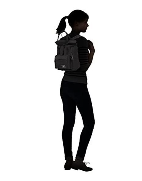 American Tourister Urban Groove Backpack, 42.5 cm, 20.5 L, Black, Black (Black), Backpacks