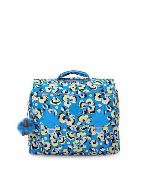 Kipling Iniko Backpacks, 37X19.5X30, Leopard Floral (Blue)
