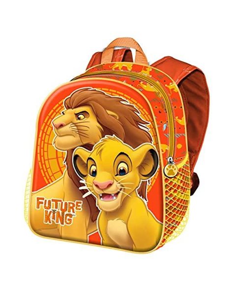 Lion King King-Basic Backpack, Orange, 15 x 31 x 39 cm, Capacity 18.2 L
