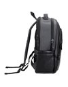 Pepe Jeans Greys Polyester Laptop Backpacks Black and Faux Leather Details, black, standard size, pc backpack