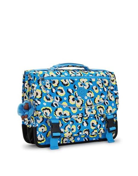 Kipling Preppy Backpacks, 41X17.5X33, Leopard Floral (Blue)