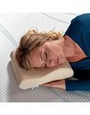 TEMPUR-PEDIC TEMPUR-Neck Pillow, Travel, White, Size