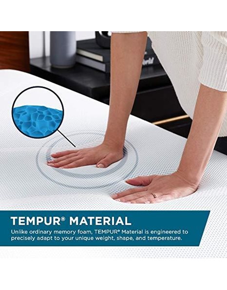 TEMPUR-PEDIC TEMPUR-Neck Pillow, Travel, White, Size