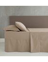 Catherine Lansfield Easy Iron Percale Combed King Fitted Sheet Natural